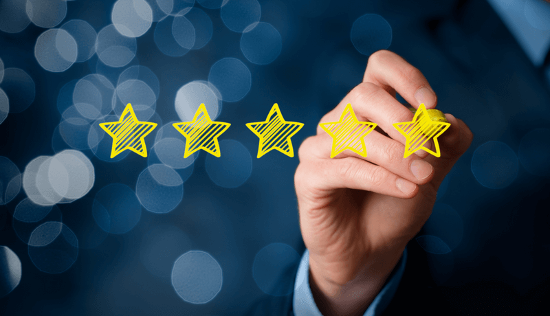 Dịch vụ đánh giá 5 sao tăng uy tín cho trang bán hàng